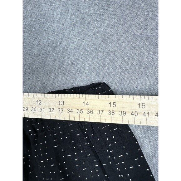 Eileen Fisher Black White Spotted Tencel Viscose Pull On Pants Size Small - Picture 5 of 8